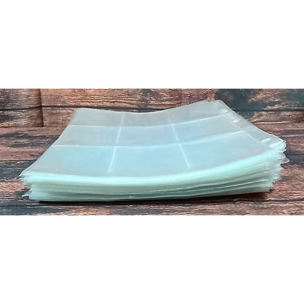 BCW Pro 9-Pocket Trading Card Storage Pages Lot of 74 Clear Binder Sheets
